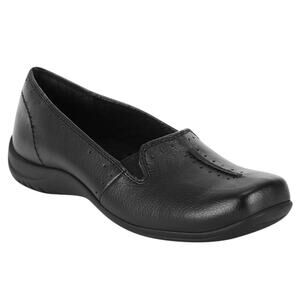East Street Women's Purpose Comfort Slip On Flat Loafers Black Size 9 1/2